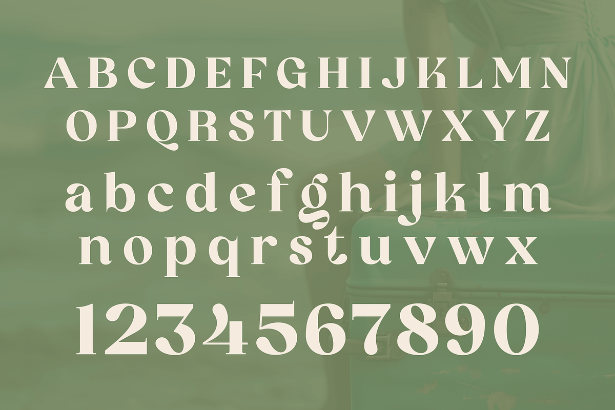 Retrofly A Retro Serif, a Serif Font by Annivers Type (Photo 9 of 10)