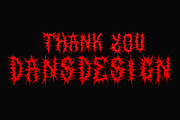 SALVOR Metal Horror Blackletter Font, a Blackletter Font by dansdesign (Thumbnail 11 of 20)