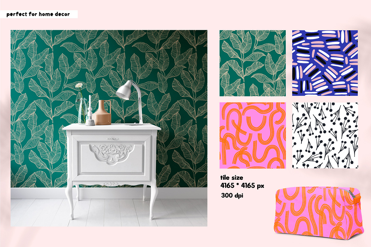 VIBRANT huge patterns pack, a Pattern Graphic by solmariart