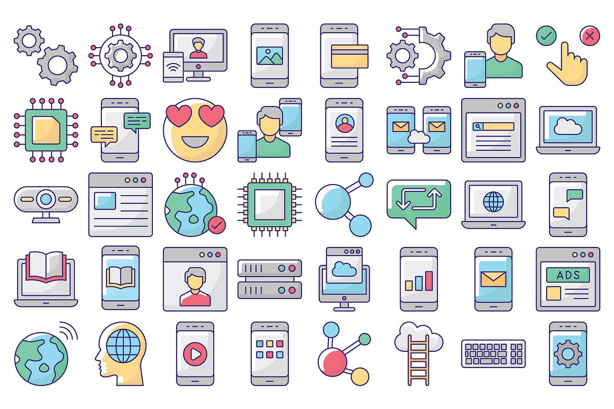Digital Native Icons Pack, an Icon by Vector Portal