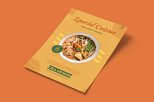 Oriental Restaurant Flyer