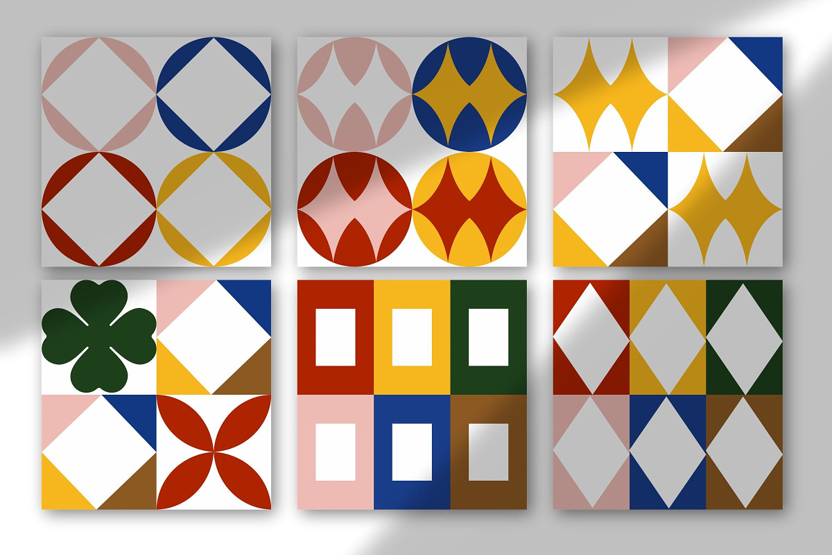 59 Geometric Pattern PNG Bundle, a Pattern Graphic by The Journey Atelier (Photo 10 of 19)