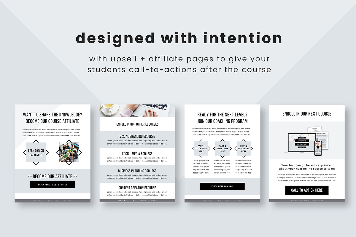 eCourse Resource Bundle, a Design Template by Studio Soluna (Photo 11 of 31)