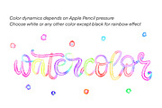 Rainbow Outline Procreate Brushes, a Brush Add-On by Almazova Dolzhenko (Thumbnail 4 of 13)