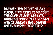 Deadly October Typeface, a Handwritten Font by Seemly Fonts (Thumbnail 5 of 7)
