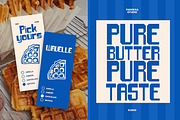 Kanio - Retro Food Font, a Sans Serif Font by Pandeka Studio (Thumbnail 4 of 9)