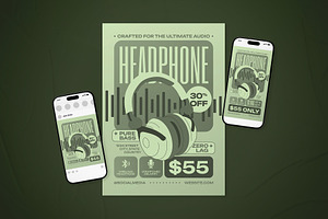 Electronic Sale Promotion Flyer Set, a Flyer Template by The Good Store