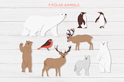 Christmas postcards, map creator, an Animal Illustration by Mariia Kovalchuk (Thumbnail 3 of 10)