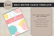 Printable Life Planner Template, a Stationery Template by Design House (Thumbnail 6 of 9)