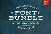 60% OFF Font Bundle - 14 Font Styles, a Slab Serif Font by Greg Nicholls (Thumbnail 1 of 9)