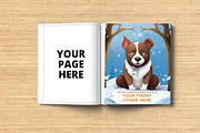 7.5 x 9.25 open & closed book mockup, a Books & Magazine Mockup by Rami's Mockups (Thumbnail 7 of 8)