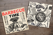 Barbecue hand drawn illustration set, a Food Illustration by Live line (Thumbnail 4 of 6)