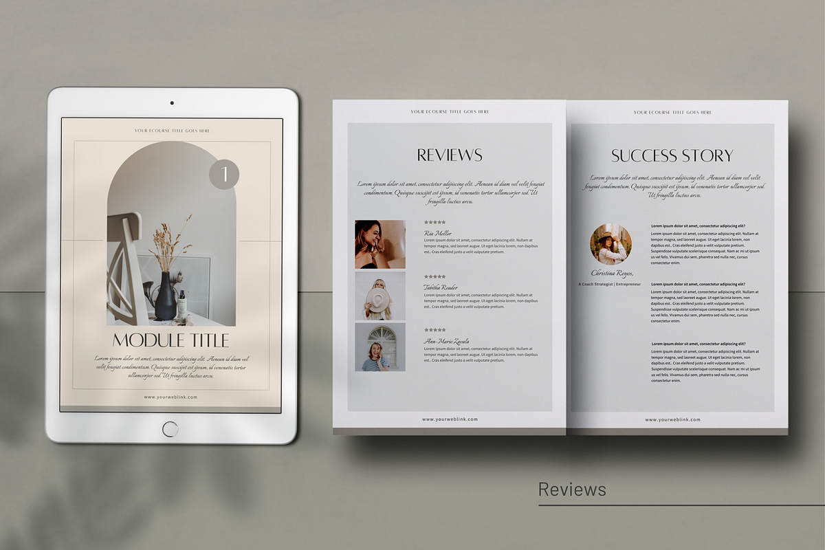eCourse Workbook Creator CANVA, a Magazine Template by 3.14&Co (Photo 17 of 18)