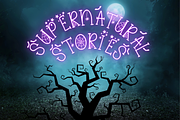 Spookerly Halloween Font, a Serif Font by Dancing with Ink (Thumbnail 2 of 25)