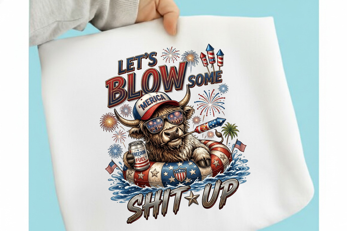 Patriotic 4th of July Sublimation, a Seasonal Illustration by designcity5 (Photo 1 of 4)