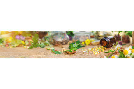 Supplementi and medicinal herbs and, a Food & Drink Photo by yanadjana