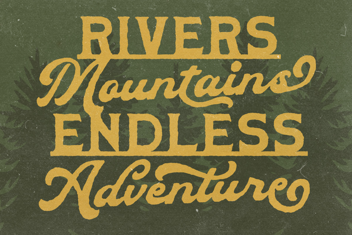 Anglers Harbor Vintage Font Duo, a Script Font by Letterhend Studio (Photo 7 of 14)