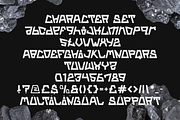 Stone Bricx Triangle Display Font, a Font by PutraCetol Studio (Thumbnail 5 of 5)