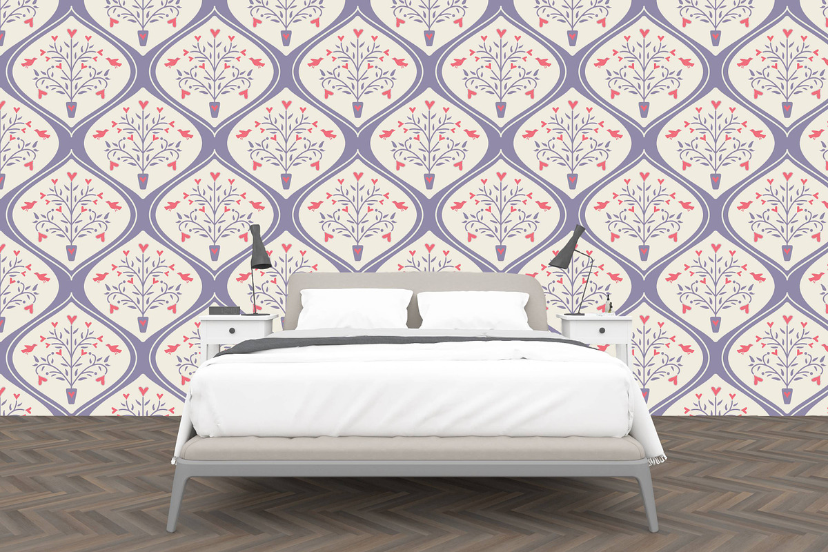 Tree of life and lattice, a Pattern Graphic by elyomys (Photo 4 of 4)