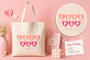 Cute Lovely Font – Heart Shaped Font, a Sans Serif Font by Limited.studio (Thumbnail 2 of 4)