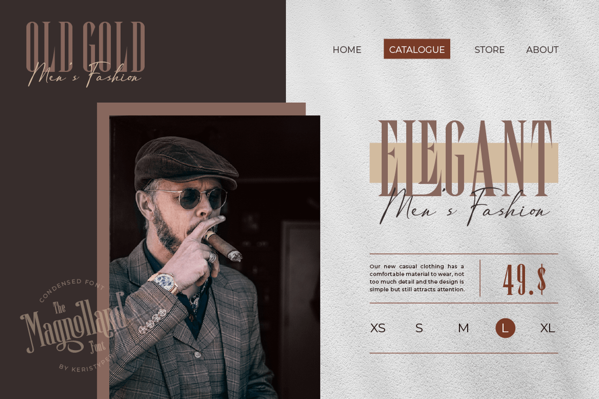 Magnolland, a Serif Font by kerismaker (Photo 10 of 12)