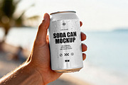 Soda 330ml Can Mockup, a Packaging Mockup by Design Squad (Thumbnail 2 of 4)