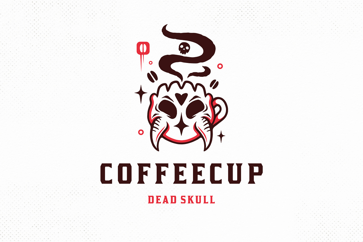 Devil Coffee Mug Logo Template, a Branding & Logo Template by vectorwithin (Photo 1 of 3)