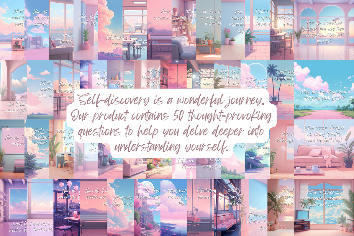 50 thought-provoking cards Canva, a Card Template by mkStudioLab (Photo 3 of 3)