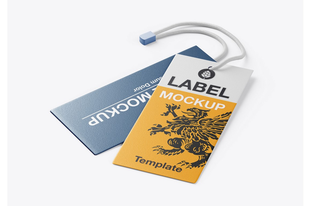 Hang Tag Mockup, an Apparel Mockup by OneVectorStock