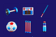 Sports Games Icons, an Emoji Icon by Vectors Market (Thumbnail 7 of 8)