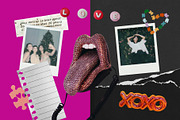 Valentine 90s Y2K Collage Kit, an Object Graphic by Anzhelika (Thumbnail 6 of 13)