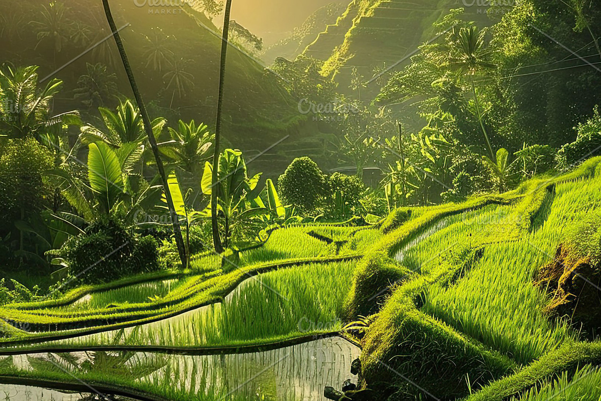 Golden Rice Field at Sunset, a Photo by LOGOCREATIVE (Photo 18 of 27)