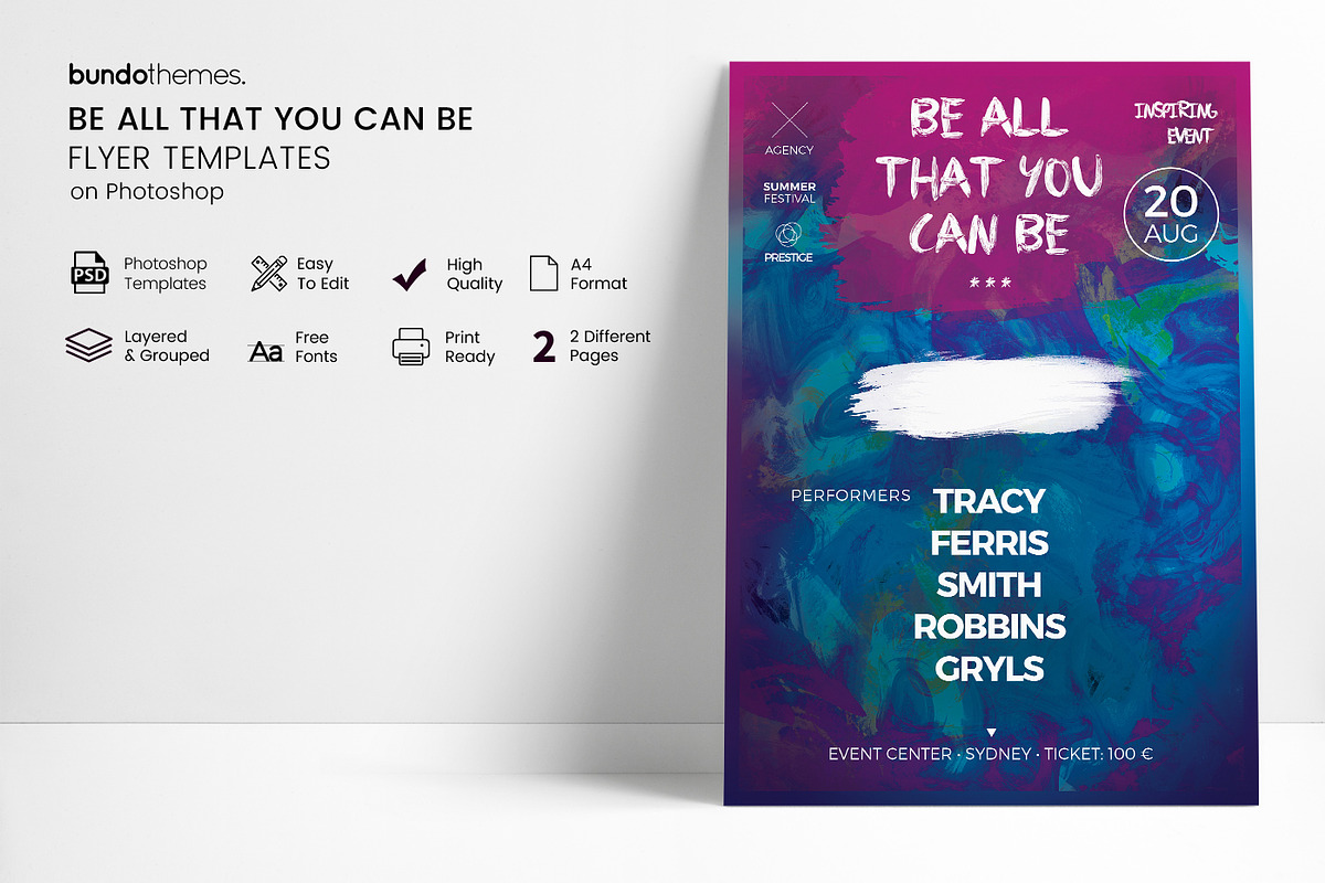 Be All That You Can Be Flyer, a Flyer Template by Bundo Themes (Photo 3 of 6)