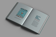 Letter Size Book Mockup - 8 views, a Books & Magazine Mockup by Illusiongraphic (Thumbnail 5 of 24)