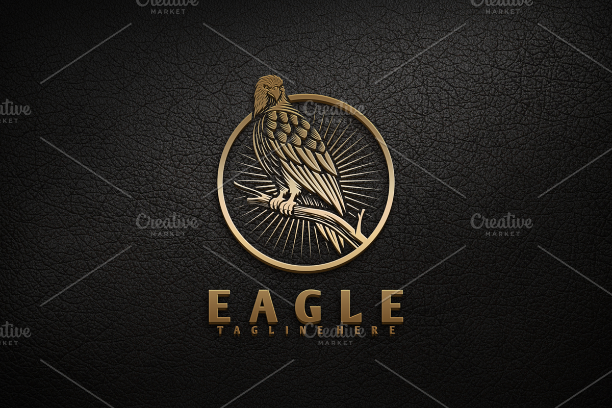 Eagle Vintage Logo, a Branding & Logo Template by VectorCrow (Photo 1 of 3)