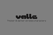 valle font, a Sans Serif Font by gREyPUBLIC (Thumbnail 1 of 3)