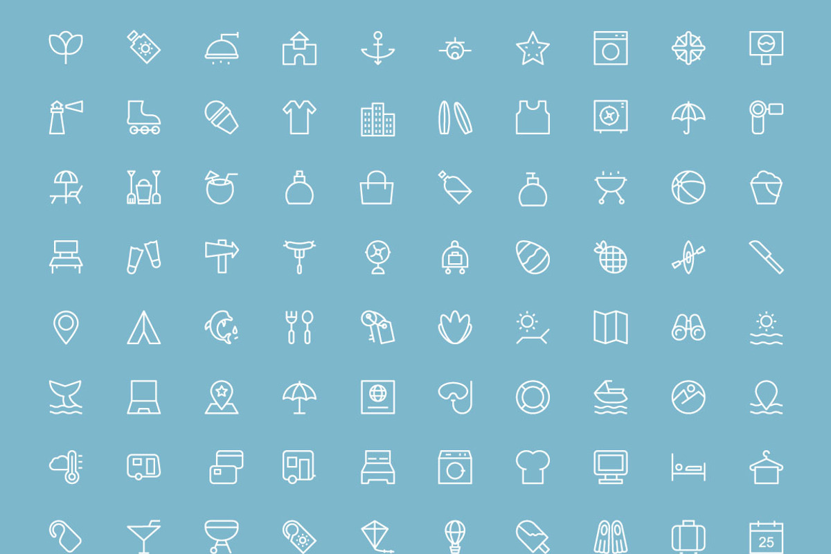 100+ Holiday Vector Icons preview 2