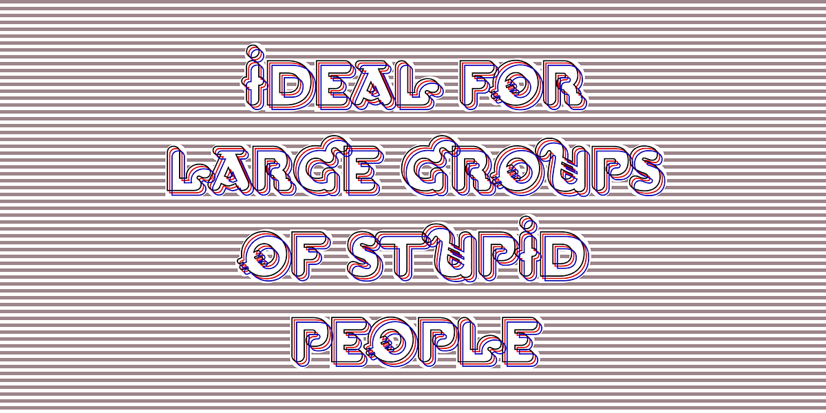 Moron, a Font by Barnbrook Fonts (Photo 5 of 5)