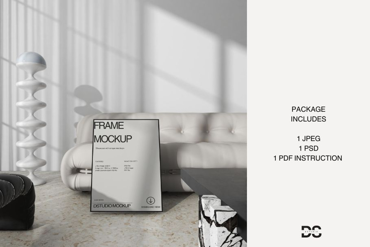 Frame Mockup F424001, a Mac Mockup by DSTUDIO888 (Photo 3 of 3)