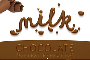 Chocolate Text Effect