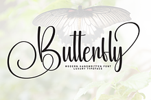 Butterfly | Script Font