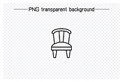 Chair Line Icons Set, an Outline Icon by Designfour (Thumbnail 3 of 7)