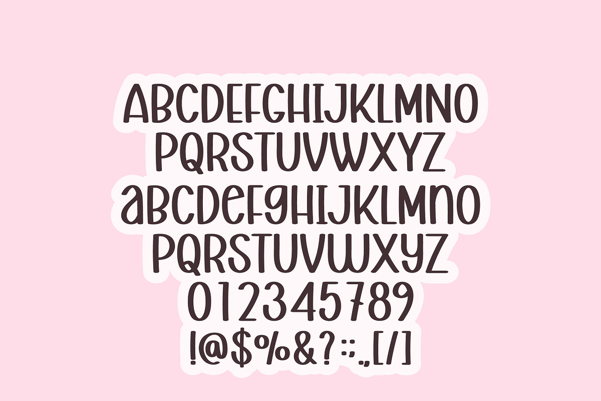 Sweet Vintage - Modern Font, a Sans Serif Font by MaxArt Foundry (Photo 4 of 4)
