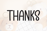 Teddy Bear | Script Font, a Script Font by Scratchones (Thumbnail 8 of 8)