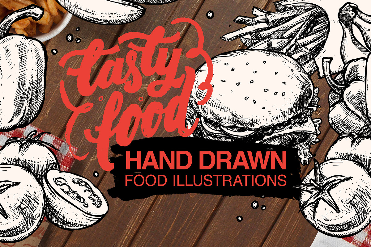 Tasty food hand drawn illustration, a Food Illustration by verywell (Photo 1 of 3)