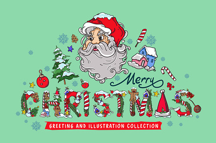 Christmas Greeting Card Illustration