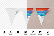 Bunting Flag Mockup, a Product Mockup by PixelVoyager (Thumbnail 2 of 7)