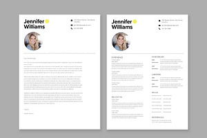 Minimal Resume Design Layout