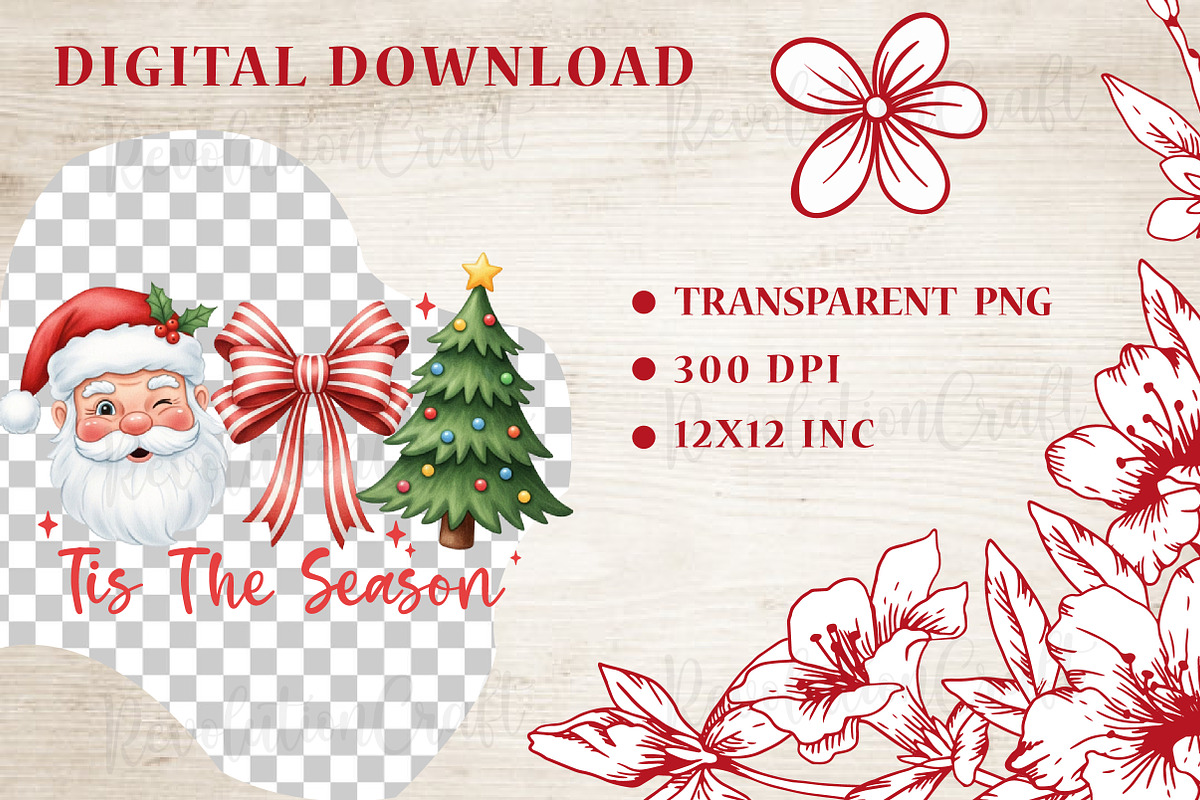 Tis The Season, Coquette Christmas, an Illustration by OK Design (Photo 4 of 4)