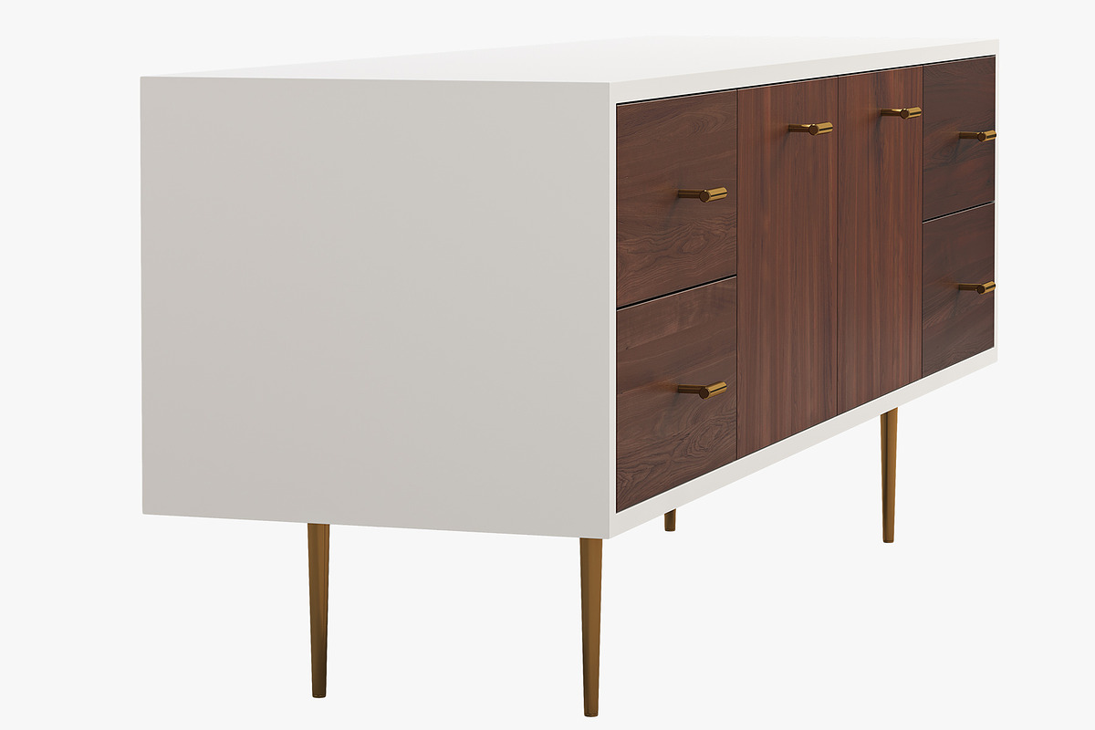 Joybird Aaro Small Media Console, a Furniture 3D Model by 3dmitruk (Photo 6 of 10)